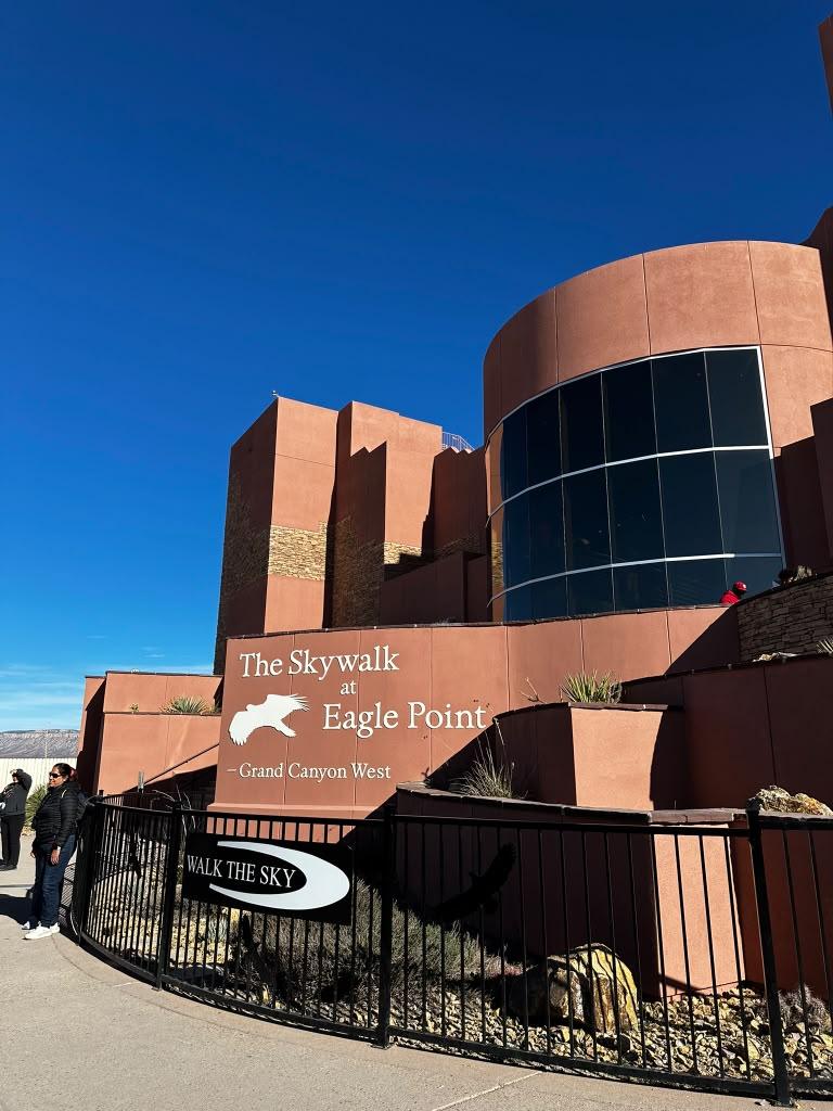 Skywalk at Eagle Point building at Grand Canyon West