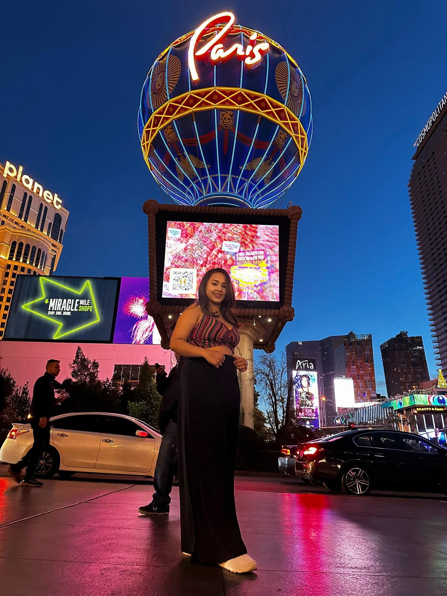 The first night walk felt loud, bright, and completely unreal. — personal Muse & Miles Las Vegas photograph