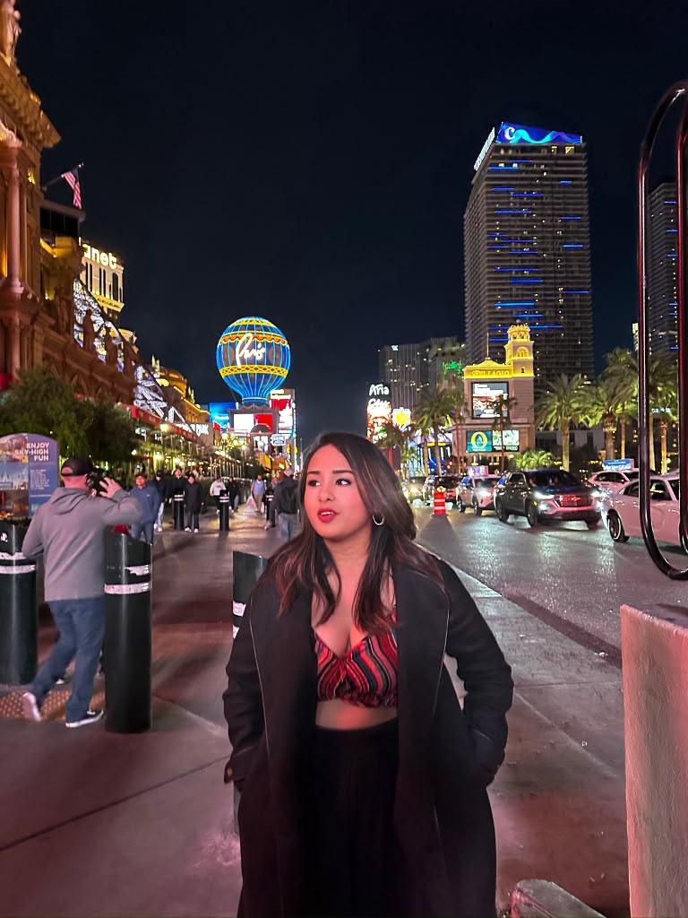 The first night walk felt loud, bright, and completely unreal. — personal Muse & Miles Las Vegas photograph