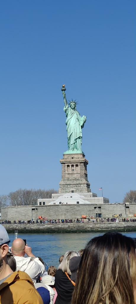 Statue of Liberty photographed from the ferry