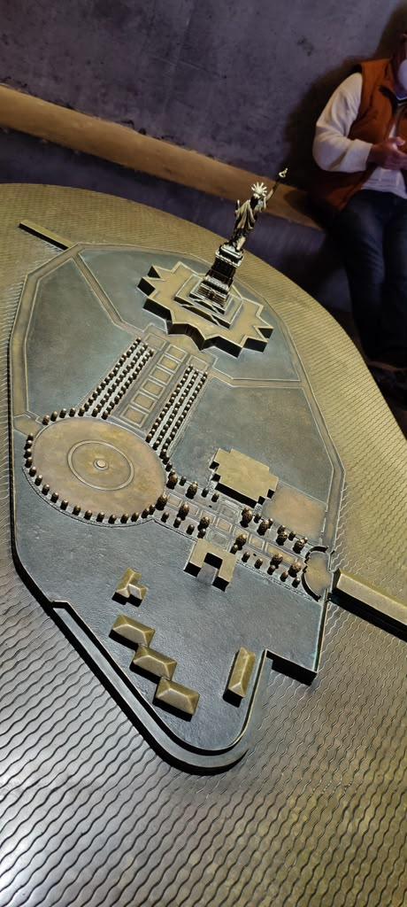 Detailed model and design table for a classic spy-film car